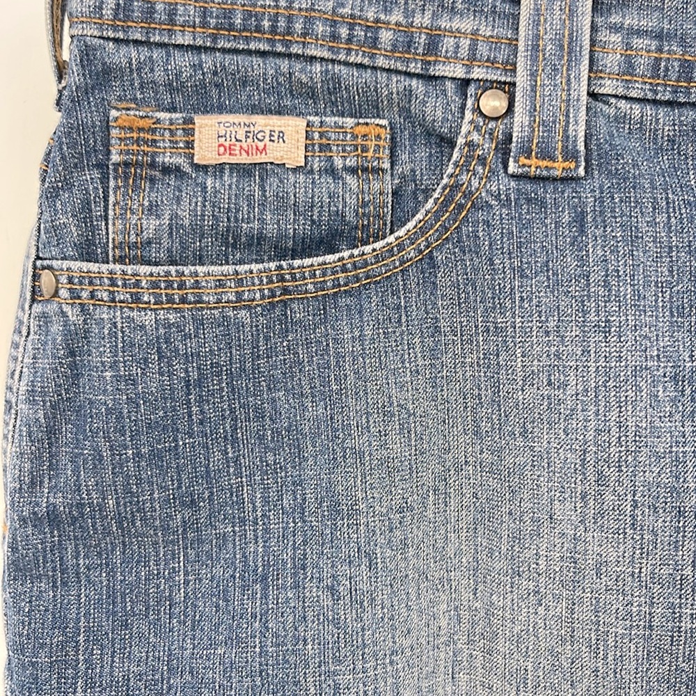 (#130)TOMMY HILFIGER Jean Skirt - Picture 4 of 5